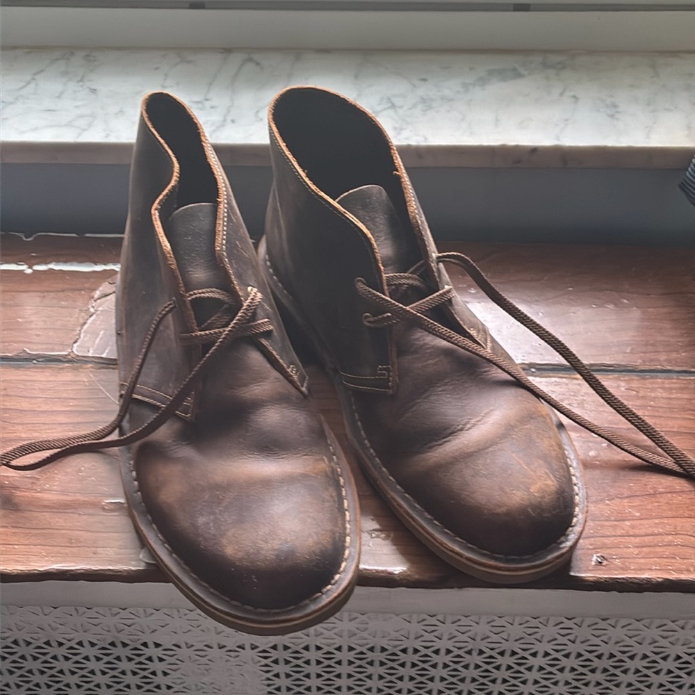 Clark’s Brown Leather Chukka Boots
